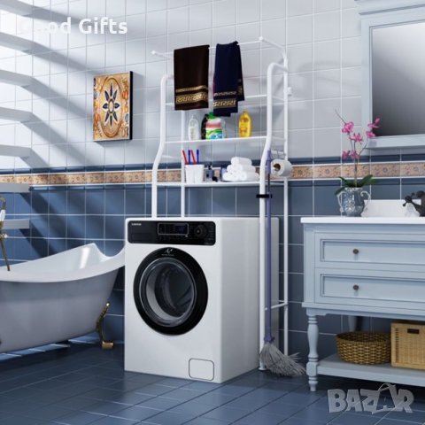 ЕТАЖЕРКА ЗА БАНЯ , ТОАЛЕТНА И ПЕРАЛНЯ - TOILET RACK, снимка 4 - Други стоки за дома - 35491908