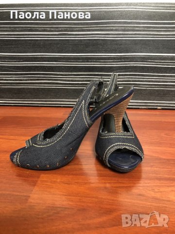 Токчета от деним Lolita, снимка 1 - Дамски обувки на ток - 31873879