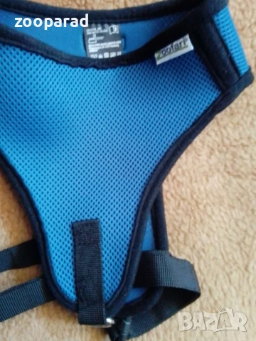Син нагръдник Zoofary размер М - Ново! М -обиколка глава до 40см, гръдна обиколка от 32 до 54см , снимка 2 - За кучета - 50498507
