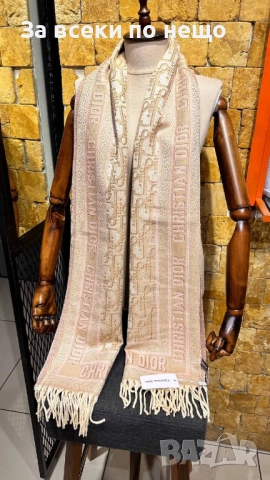 Christian Dior🔝Louis Vuitton Шал С 2 Лица 100% Кашмир - Налични Различни Цветове Код SK369, снимка 2 - Шалове - 52853911
