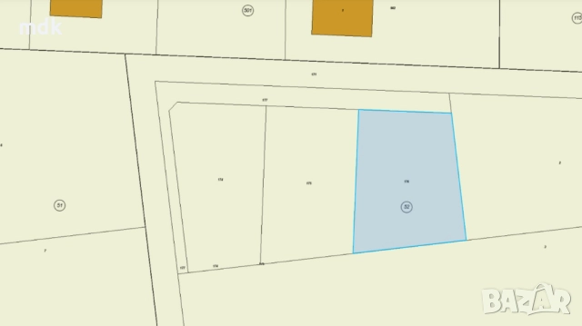 Парцел УПИ за жилищно строителство Царацово, снимка 3 - Парцели - 52379394