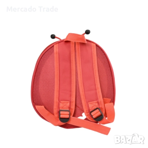 Детска раница Mercado Trade, Калинка, 12900, Червен-Черен, снимка 3 - Раници - 52448662