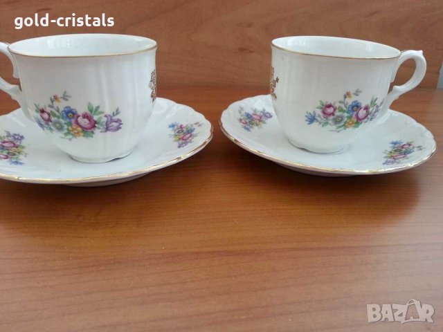 Немски порцелан чашки с чинийки, снимка 6 - Антикварни и старинни предмети - 31205261