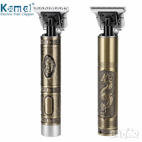 Намаление Безжичен тример за брада и коса, Фина настройка1,5/3/6/9 мм, Миеща се глава на острието