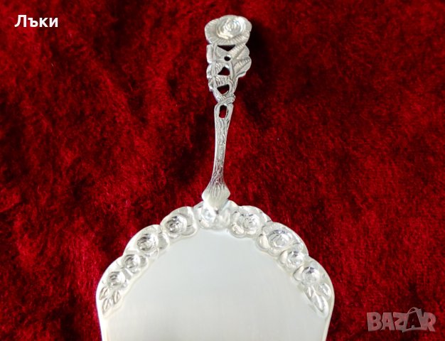 Посребрена шпатула Antiko,рози,барок. , снимка 5 - Прибори за хранене, готвене и сервиране - 35350199