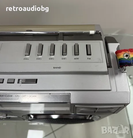 🔈Колекционерски ретро радиокасетофон JVC RC-M70JW  - Boombox - профилактиран🔉, снимка 7 - Радиокасетофони, транзистори - 55764685