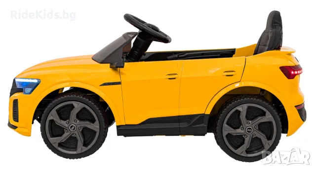 Audi SQ8 12V – Детски акумулаторен джип, Жълт, EVA гуми, снимка 4 - Детски велосипеди, триколки и коли - 50418582