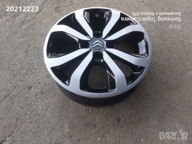 1 брой алуминиева джанта за Citroen C1  15, снимка 2 - Гуми и джанти - 40367599