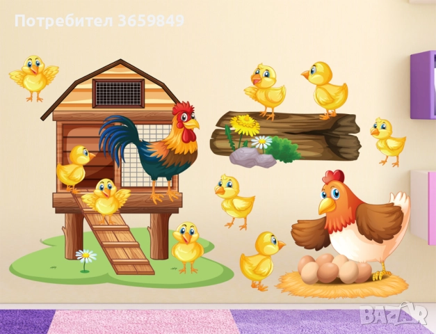 Комплекти стикери за детска стая, снимка 5 - Декорация за дома - 51638152