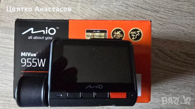 Видеорегистратор Mio MiVue 955W, 4K, HDR, Wi-Fi, GPS, Medium alert fixed radar camera, снимка 2 - HD камери - 51026782