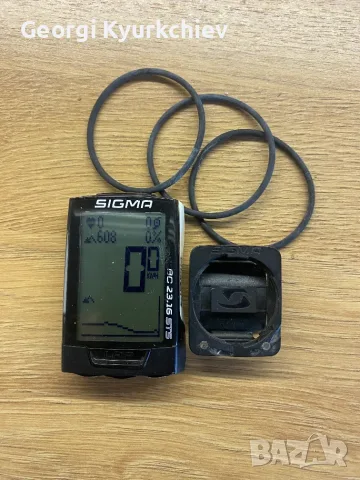 Sigma BC23.16 STS - байк комютър и стойка, 2бр. speed датчици, 2бр. cadence датчици, 2бр. heart rate, снимка 7 - Аксесоари за велосипеди - 55936107