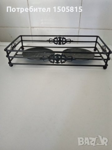 Красив свещник от ковано желязо, снимка 2 - Други - 37937348