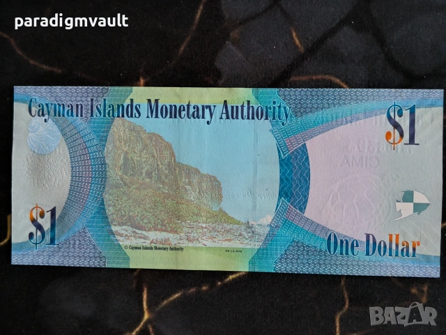 Банкнота - Кайманови Острови - 1 долар UNC | 2018г., снимка 2 - Нумизматика и бонистика - 54126613