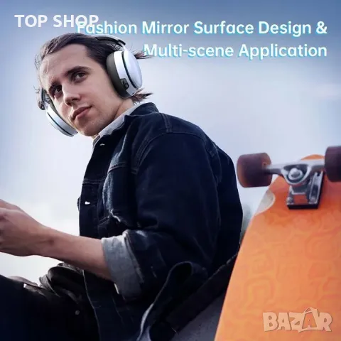 Captain 300 2.4GHz безжични геймърски слушалки бели + черни за PC, PS4, PS5, Mac, Nintendo Switch, снимка 3 - Аксесоари - 48791910