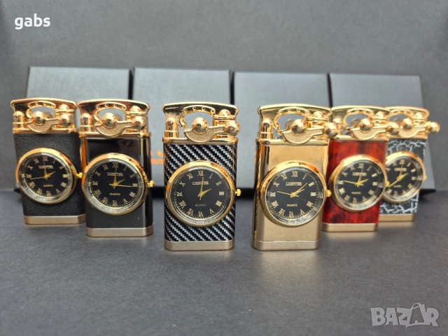 Запалка с часовник в подаръчна кутия,6 цвята, снимка 4 - Запалки - 52534574