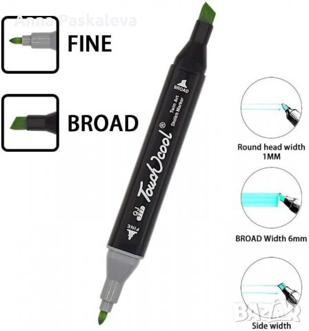 Маркери Touch, снимка 4 - Ученически пособия, канцеларски материали - 34934819