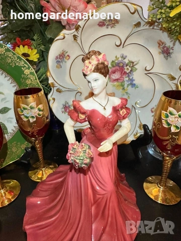 ✨ Колекционерска порцеланова фигурка Coalport England “Jenny” (1997), снимка 9 - Колекции - 54288870