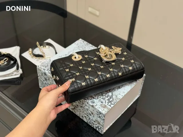 Christian Dior Дамска чанта, кожа, снимка 4 - Чанти - 56339706
