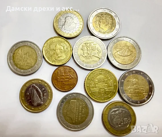 Евро монети от много държави , снимка 2 - Нумизматика и бонистика - 56452828