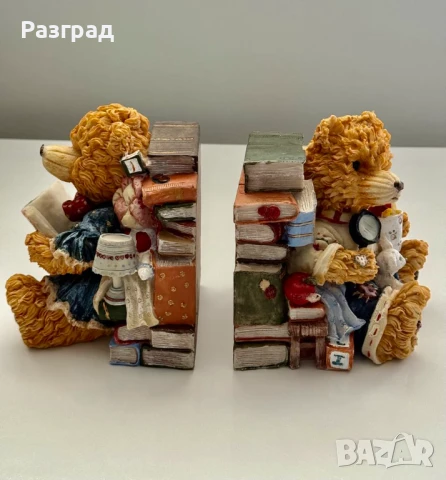Винтидж комплект детски подпори за книги, снимка 3 - Декорация за дома - 50591244