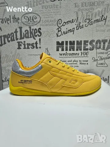 Мъжки маратонки - Жълти, снимка 2 - Ежедневни обувки - 48851123