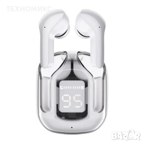 Безжични Bluetooth слушалки с LED дисплей и вграден микрофон, снимка 8 - Резервни части за телефони - 49181111