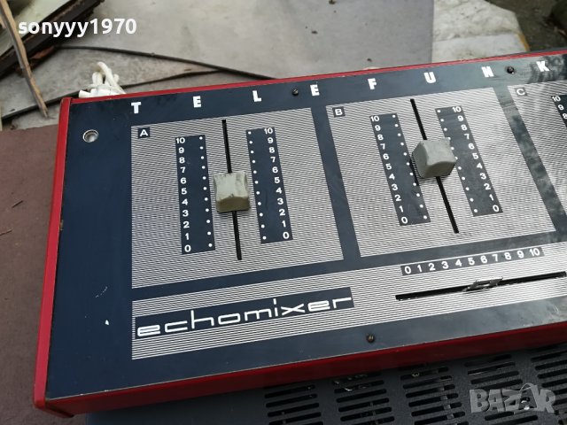 ПРОДАДЕН-TELEFUNKEN ANALOG ECHOMIXER 0310231608LK, снимка 5 - Ресийвъри, усилватели, смесителни пултове - 42418702