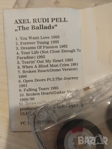 Axel Rudi Pell – The Ballads - аудио касета музика, снимка 2 - Аудио касети - 52915741