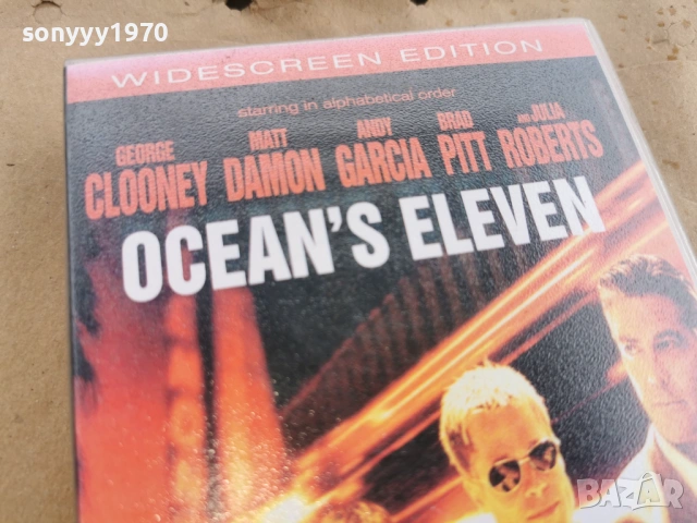 OCEANS ELEVEN-ORIGINAL VHS TAPE 0102261918, снимка 9 - Други жанрове - 53307055