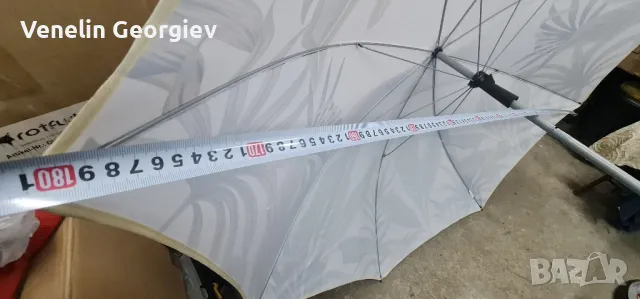 Комплект плажен чадър 180см, с стойка 45см., снимка 8 - Други стоки за дома - 49841965