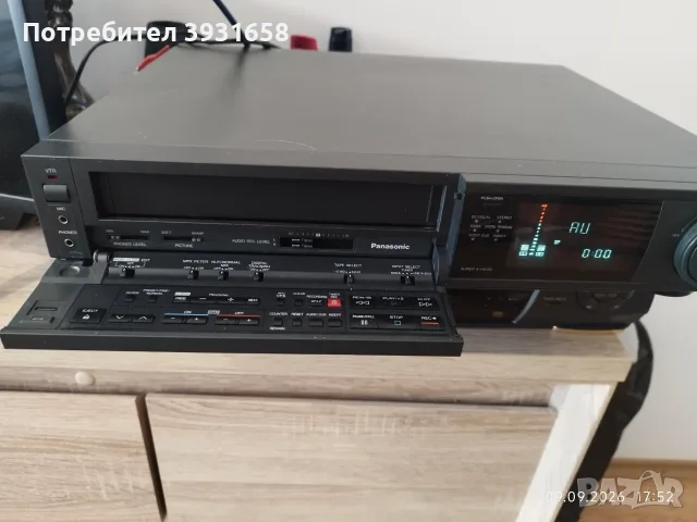 Продавам видеорекордер Panasonic NV-F70 HiFi stereo, снимка 2 - Плейъри, домашно кино, прожектори - 56015758