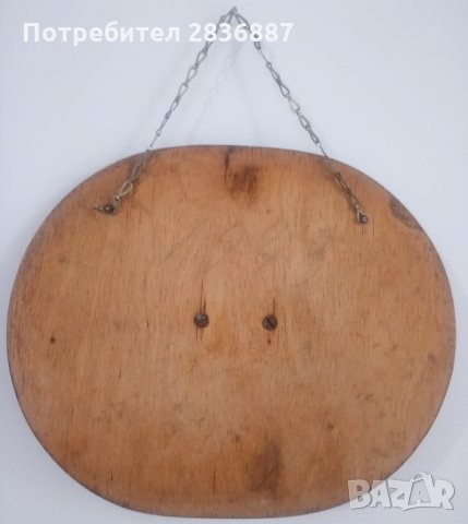 Винтидж дървена религиозна плоча за стена., снимка 7 - Антикварни и старинни предмети - 35438207