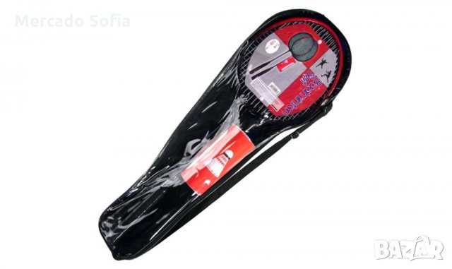 Комплект 2 бр. ракети Badmington + 3 пера, снимка 2 - Игри и пъзели - 31599196