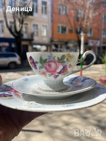 Ухаен букет от Jaeger & Co💗  Издигнати на пиедестал и наградени с елегантна огърлица, бял и фин пор, снимка 9 - Чаши - 54349211
