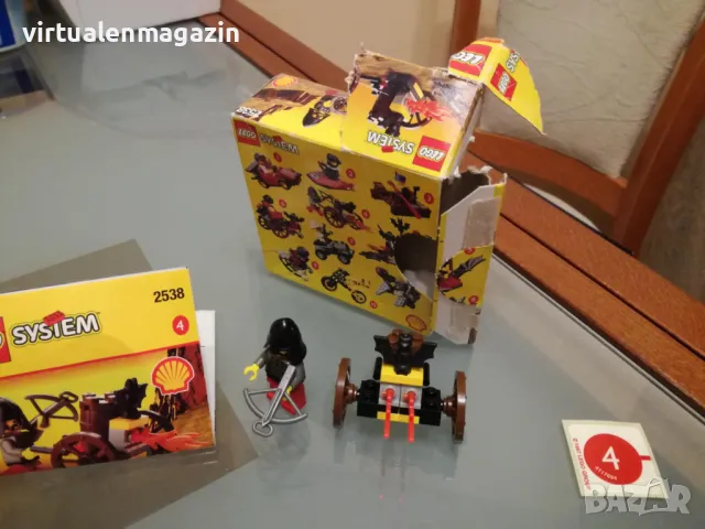 Конструктор Лего - LEGO Castle 2538 - Fright Knights Fire Cart, снимка 5 - Колекции - 50181904