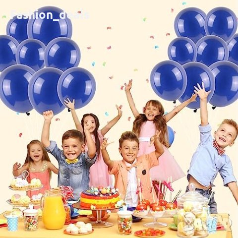 Нови Военноморски сини балони, 55 броя 5 и 12 инча Рожден ден Събитие Декорация, снимка 4 - Други - 42248075