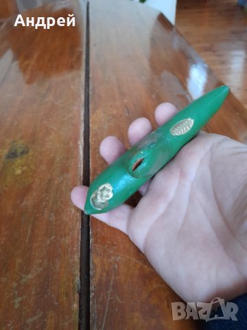 Стара окарина #2, снимка 3 - Антикварни и старинни предмети - 35416788