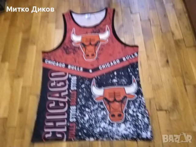 Потник тип баскетболен на Чикаго Булс фенски размер М, снимка 3 - Баскетбол - 49923992
