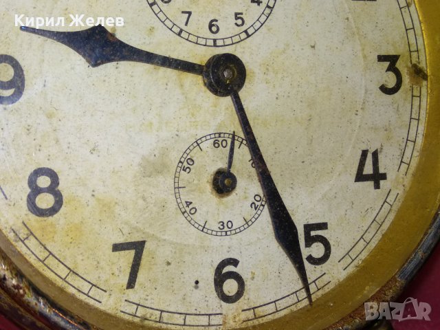 СТАРИНЕН НЕМСКИ КОЛЕКЦИОНЕРСКИ МЕХАНИЧЕН РЕТРО БУДИЛНИК от ЦАРСКО ВРЕМЕ 43625, снимка 3 - Антикварни и старинни предмети - 44466187