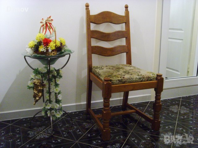 Маса с 4 стола, масив. Внос., снимка 16 - Маси - 37766221