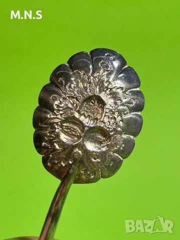 Английкса сребърна  Лъжица за сладко., снимка 7 - Антикварни и старинни предмети - 52848189