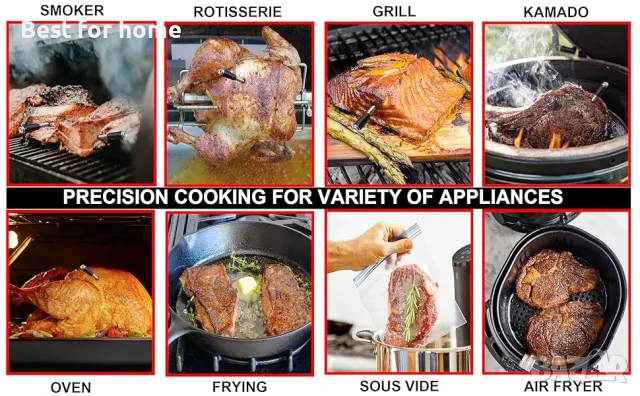 Смарт безжичен термометър за месо SANGOTED, снимка 11 - Други - 48347199