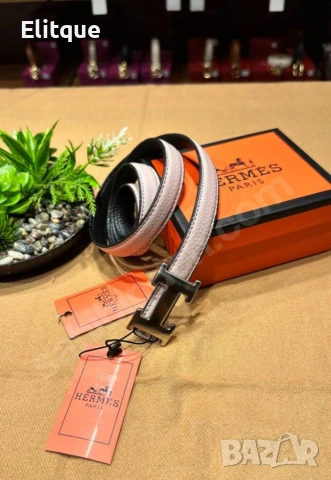 колани от естествена кожа в кутия hermes , снимка 15 - Колани - 53216909