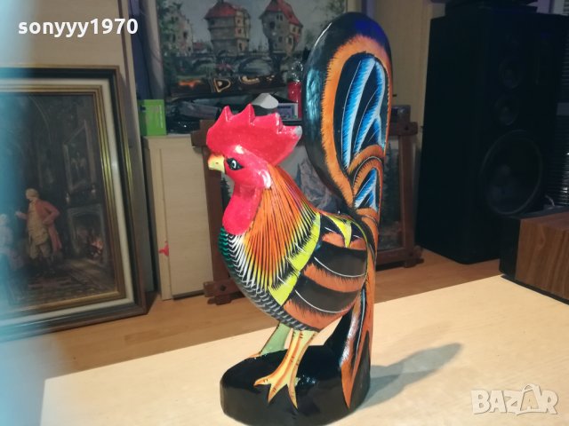Петел от дърво-ЦВЕТЕН ръчна изработка 3112201848, снимка 11 - Колекции - 31268586