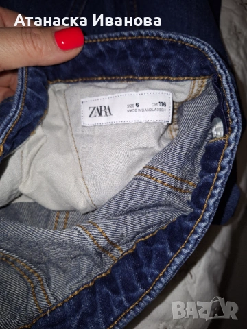 Детска дънкова пола, снимка 4 - Детски рокли и поли - 54099514