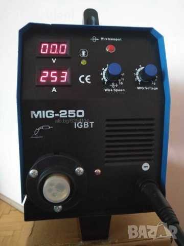 250 Ампера ТЕЛОПОДАВАЩО - MAX PROFESSIONAL - Телоподаващ Апарат 250А, снимка 2 - Други машини и части - 52635834