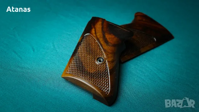 Чирени за Валтер/Walther PPK - орехови - ръчноизработени, снимка 5 - Оборудване и аксесоари за оръжия - 56130515