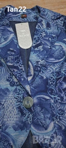 Дaмски марков дънков елек , снимка 3 - Елеци - 51240369