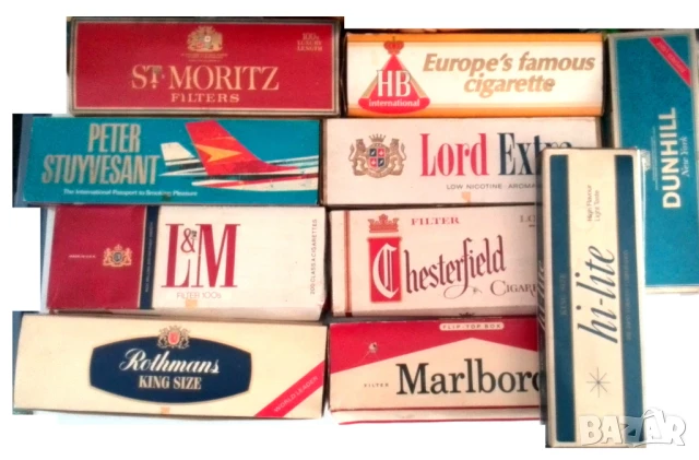 колекция празни цигарени кутии, снимка 4 - Колекции - 40383938