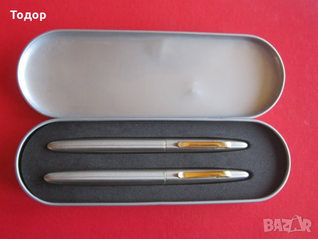 Комплект немска писалка и химикал химикалка в кутия , снимка 5 - Колекции - 29765745